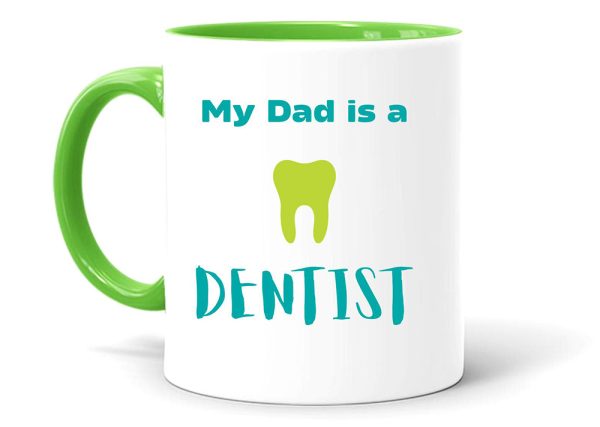 Floss Mug My dad is a dentist