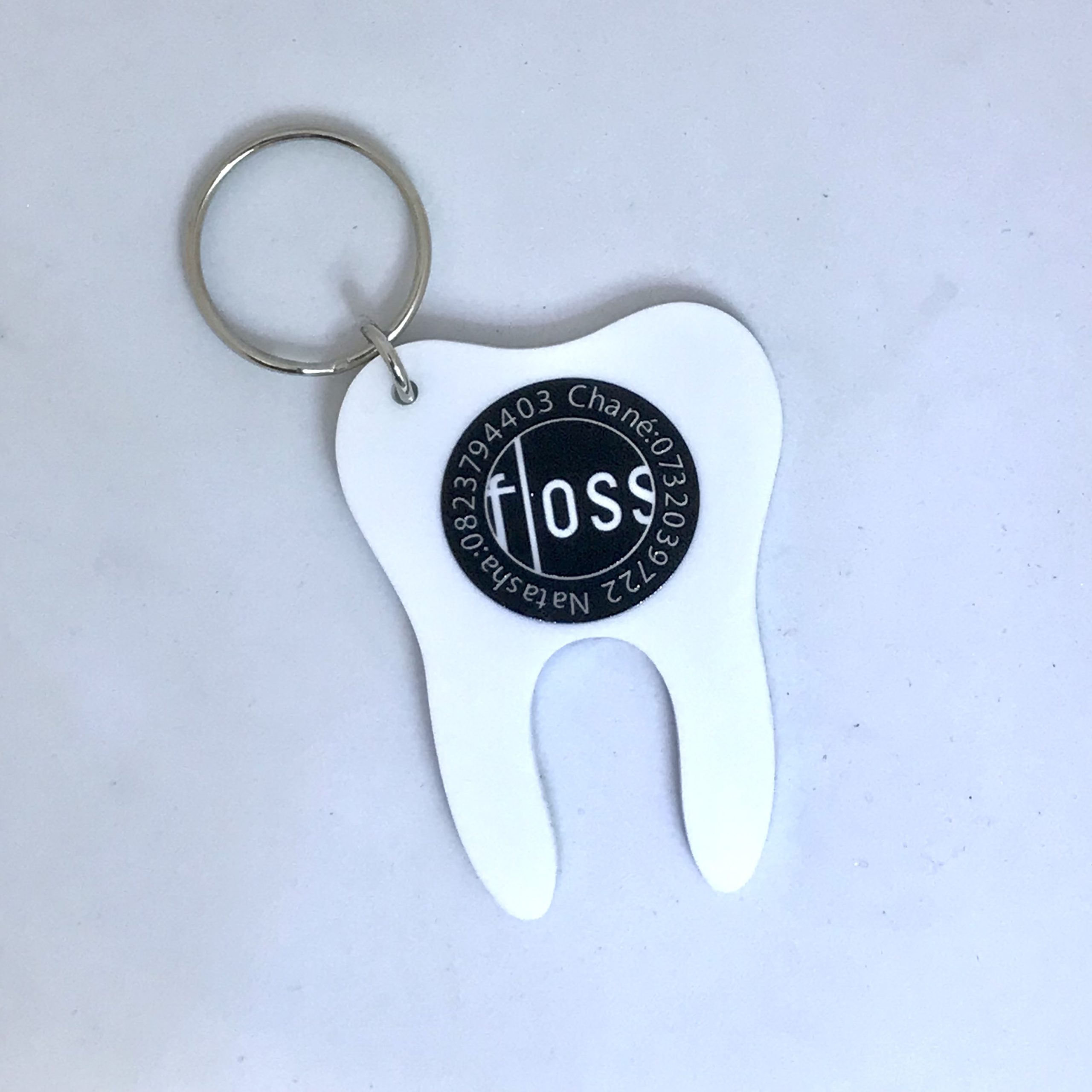 Floss Tooth Keyring